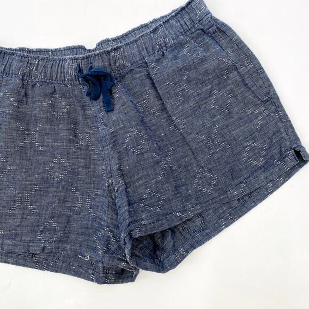 Patagonia linen blend blue shorts‎